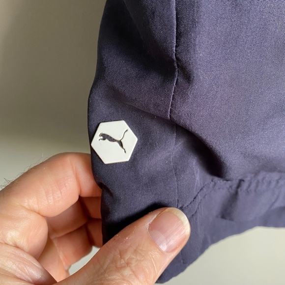 Puma Men's Navy Mesh Lined Casual Athletic Running Shorts Size Small - Picture 4 of 12